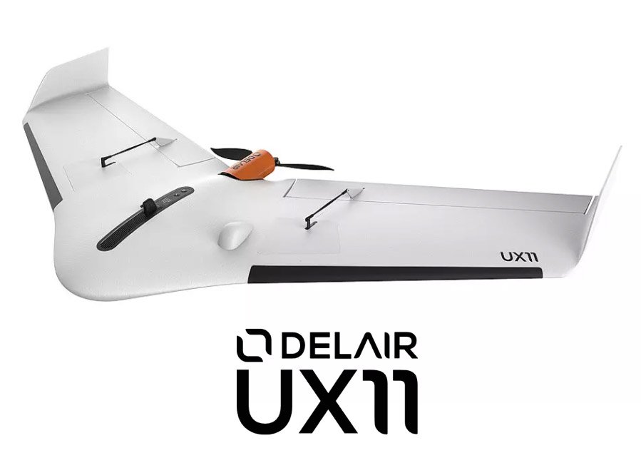 Delair UX11 fixed wing drone
