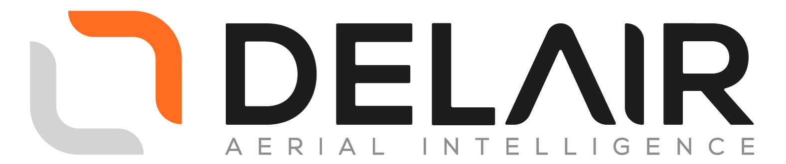 Delair Logo linked to website