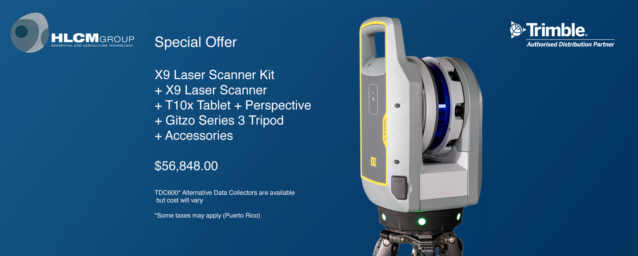 Trimble X9 Laser Scanner Kit Slide